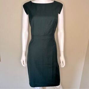 Ann Taylor Forest Green Sheath Dress